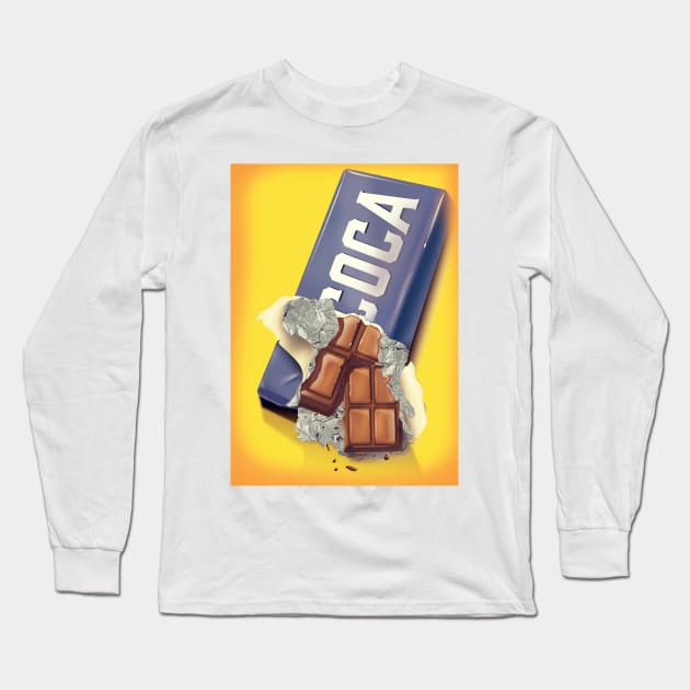 Coca Chocolate bar Long Sleeve T-Shirt by nickemporium1
